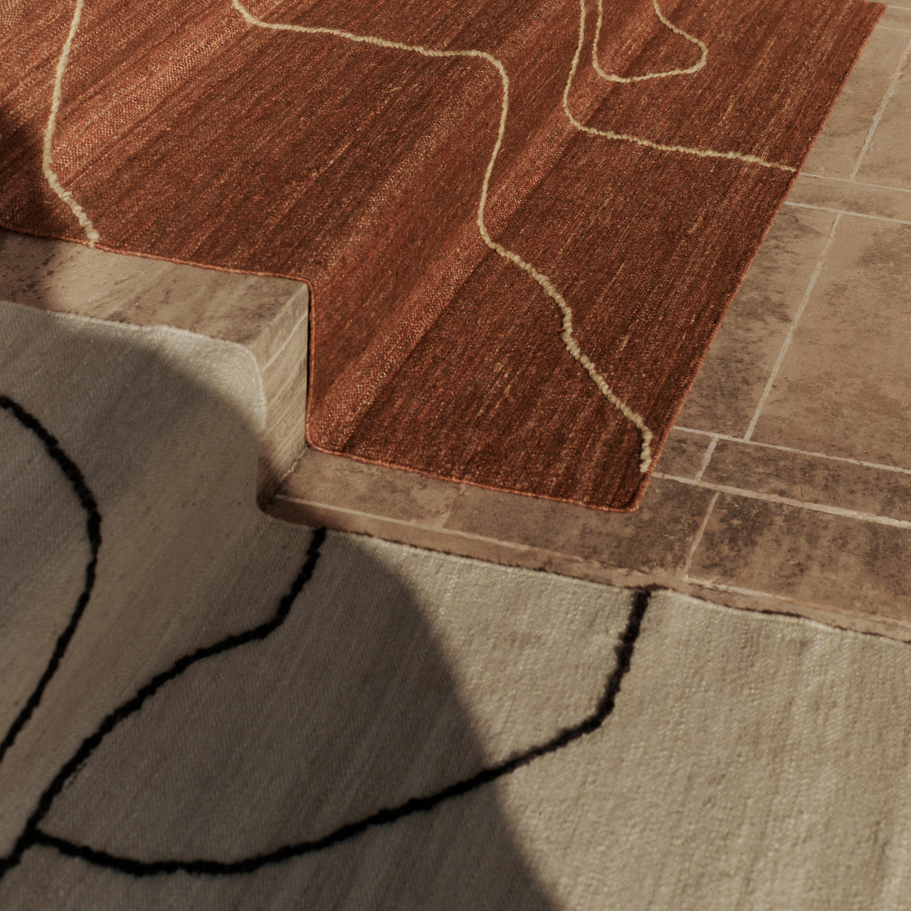 Gesso Jute Rug