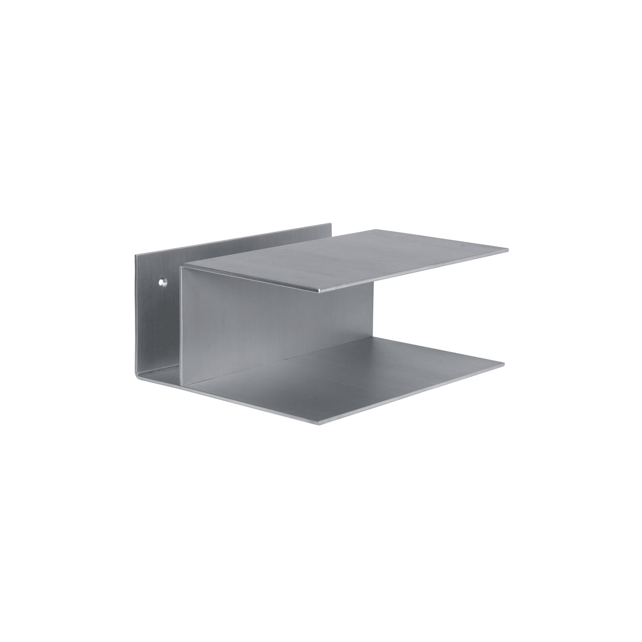 Lager Bedside Table: Aluminum