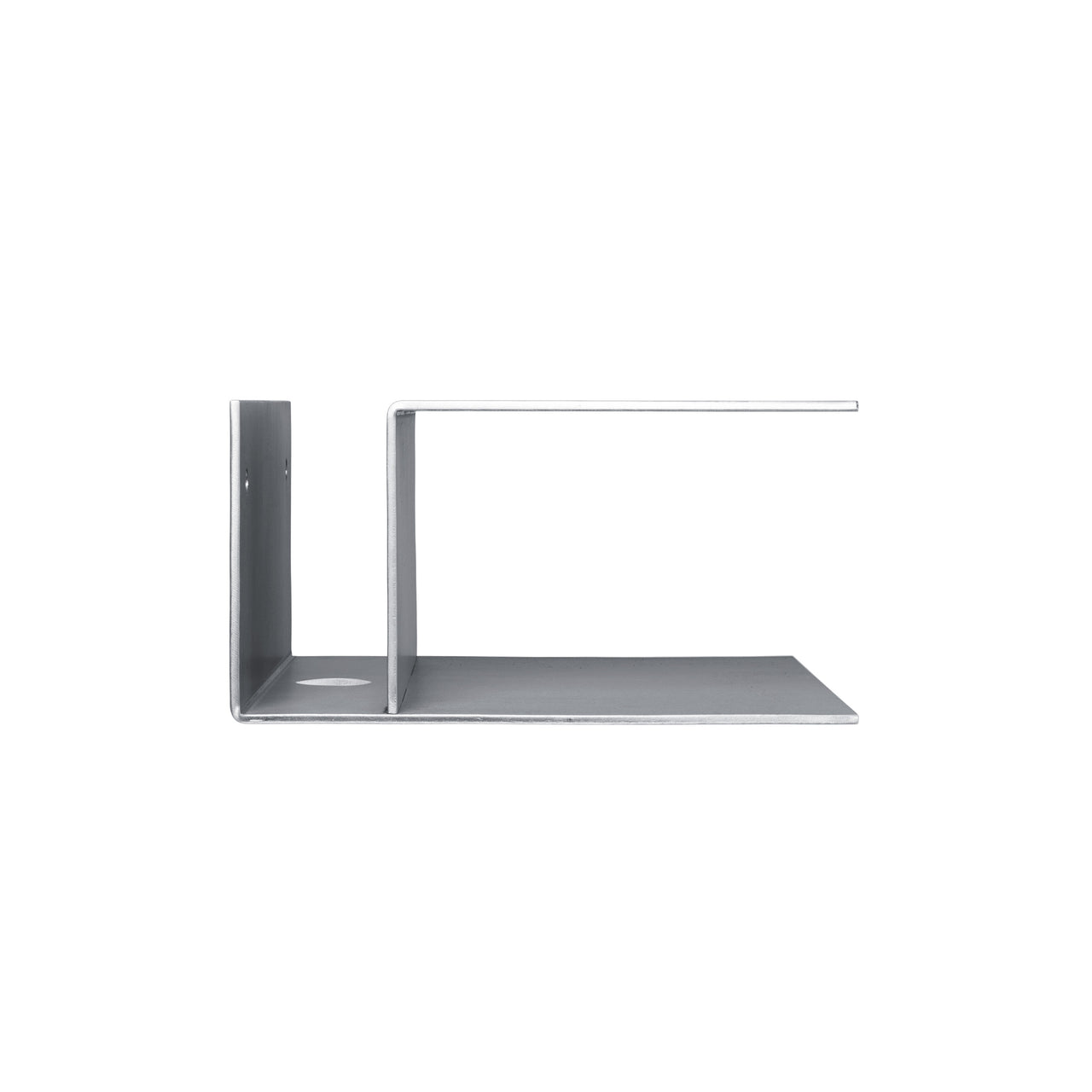 Lager Bedside Table: Aluminum