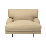 Flaneur Lounge Chair: Black Matt + Fixed Cover