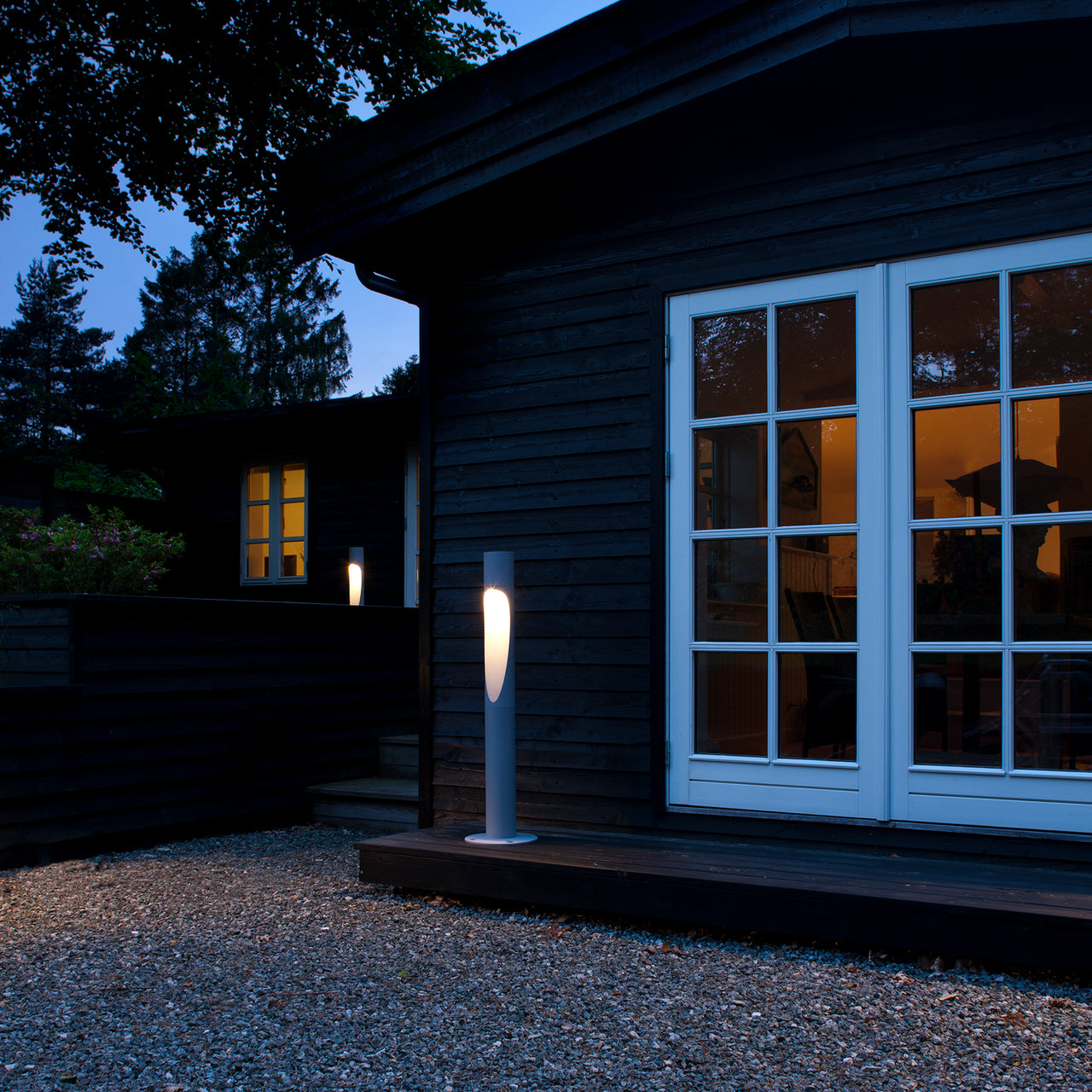 Flindt Garden Bollard Lamp: Short