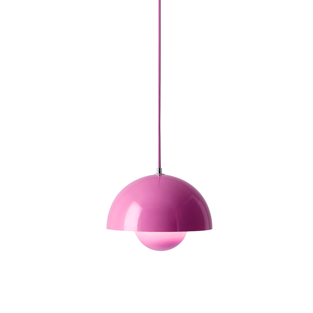 FlowerPot VP1 Pendant: Tangy Pink