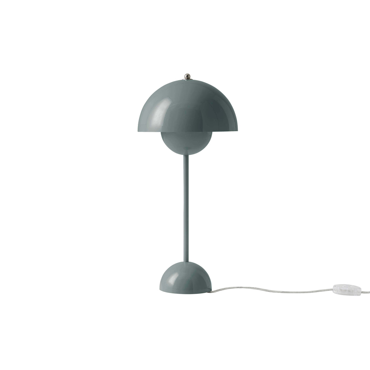 FlowerPot VP3 Table Lamp: Matte Stone Blue