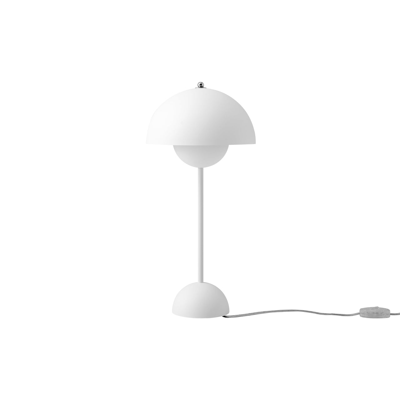 Flowerpot VP3 Table Lamp: Matte White
