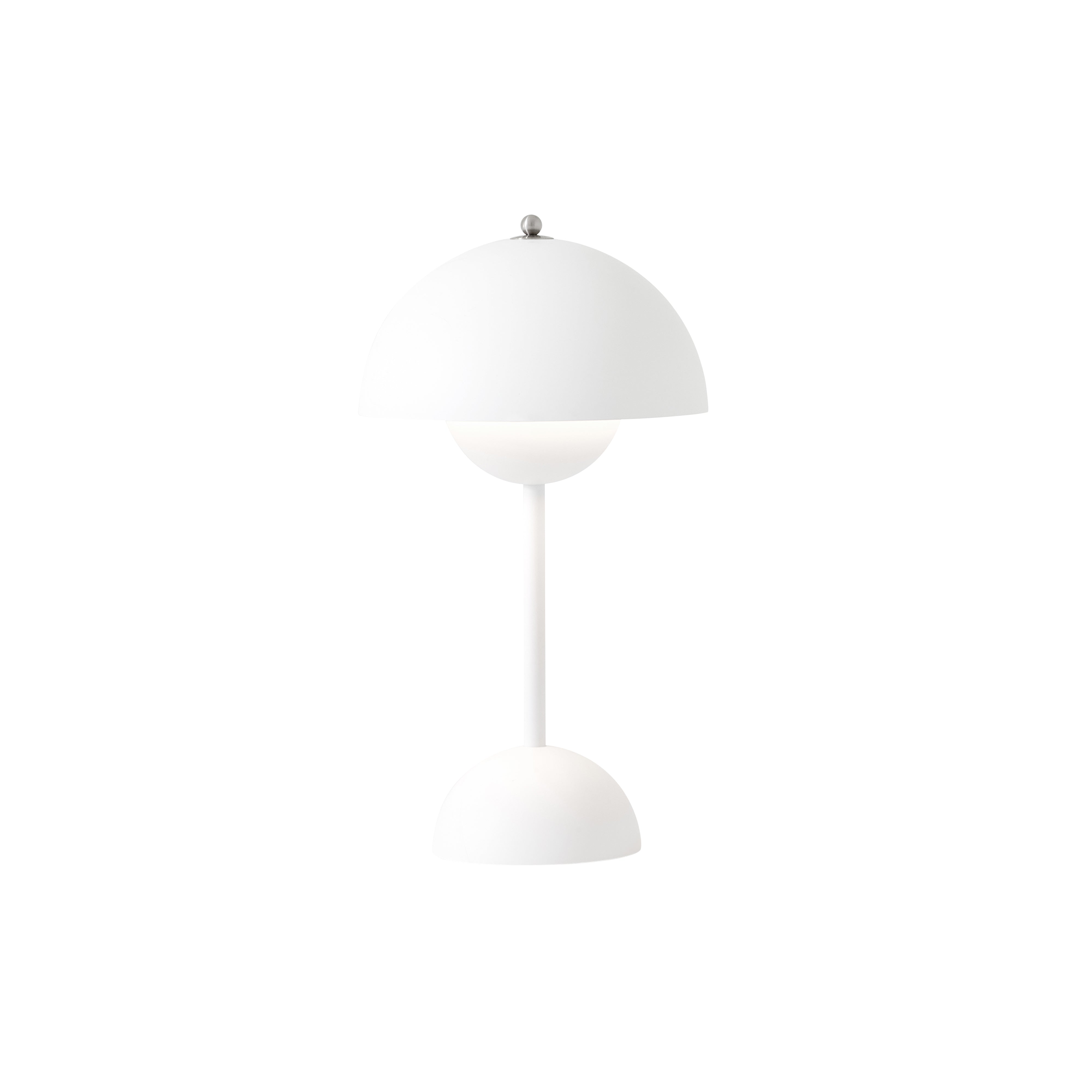 Flowerpot Portable Table Lamp: VP9 + Matt White