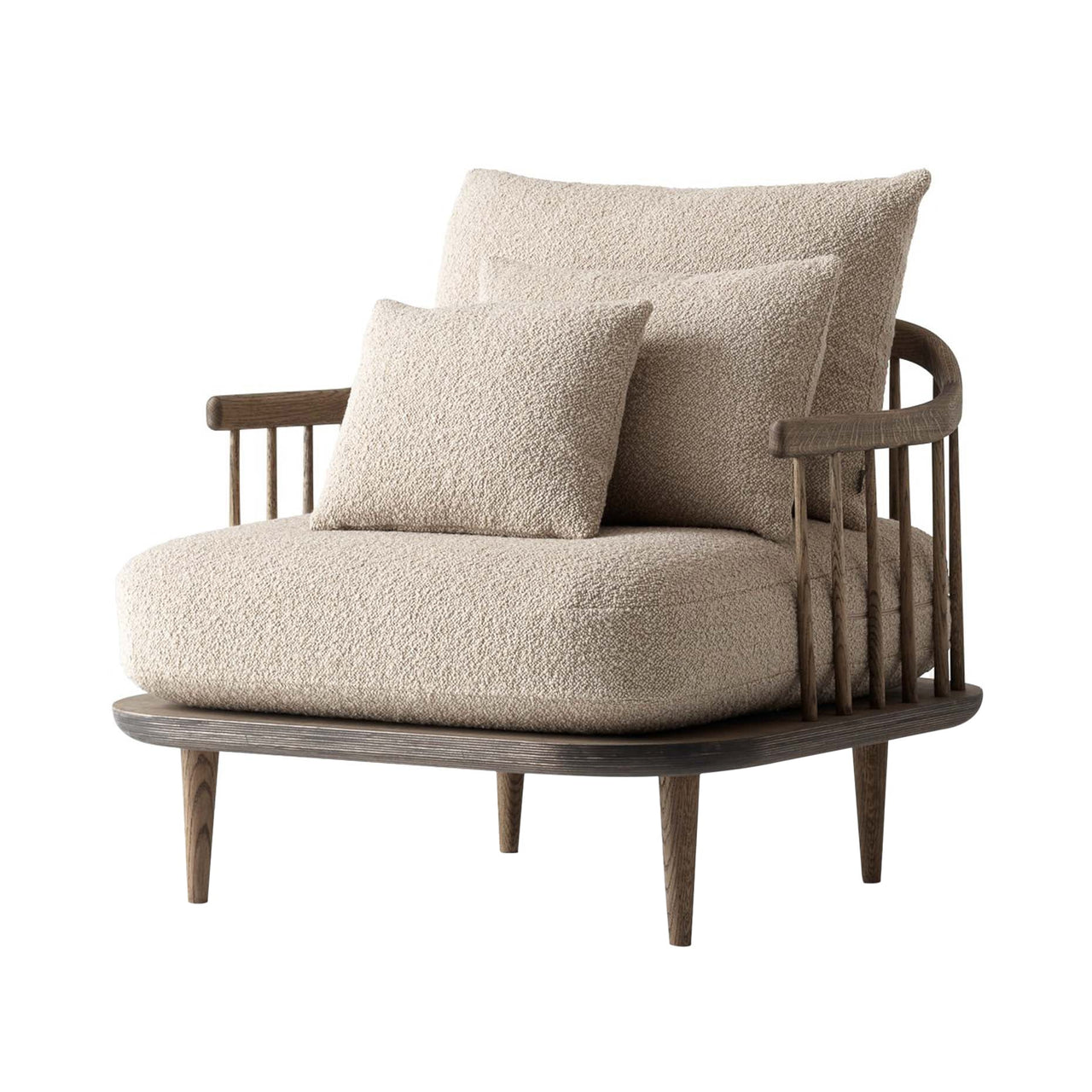 Fly Series SC1 Lounge Chair: Smoked Oiled Oak