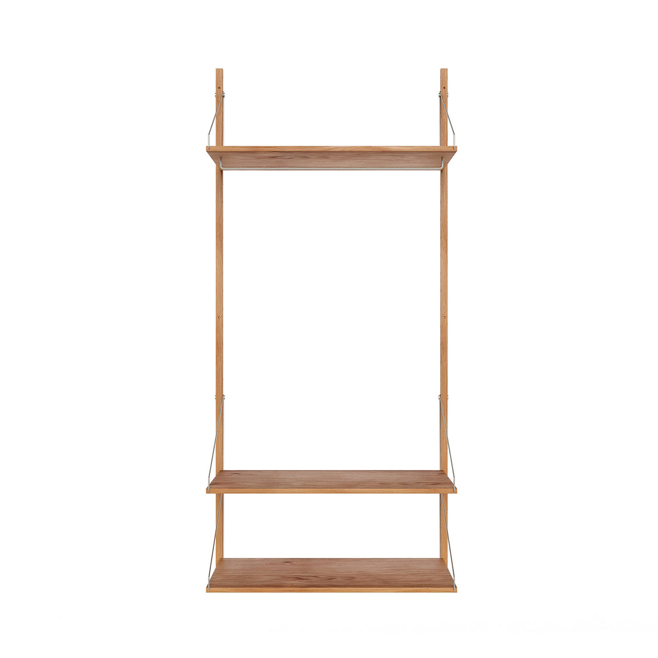Shelf Library: High (W80) + Hanger Section