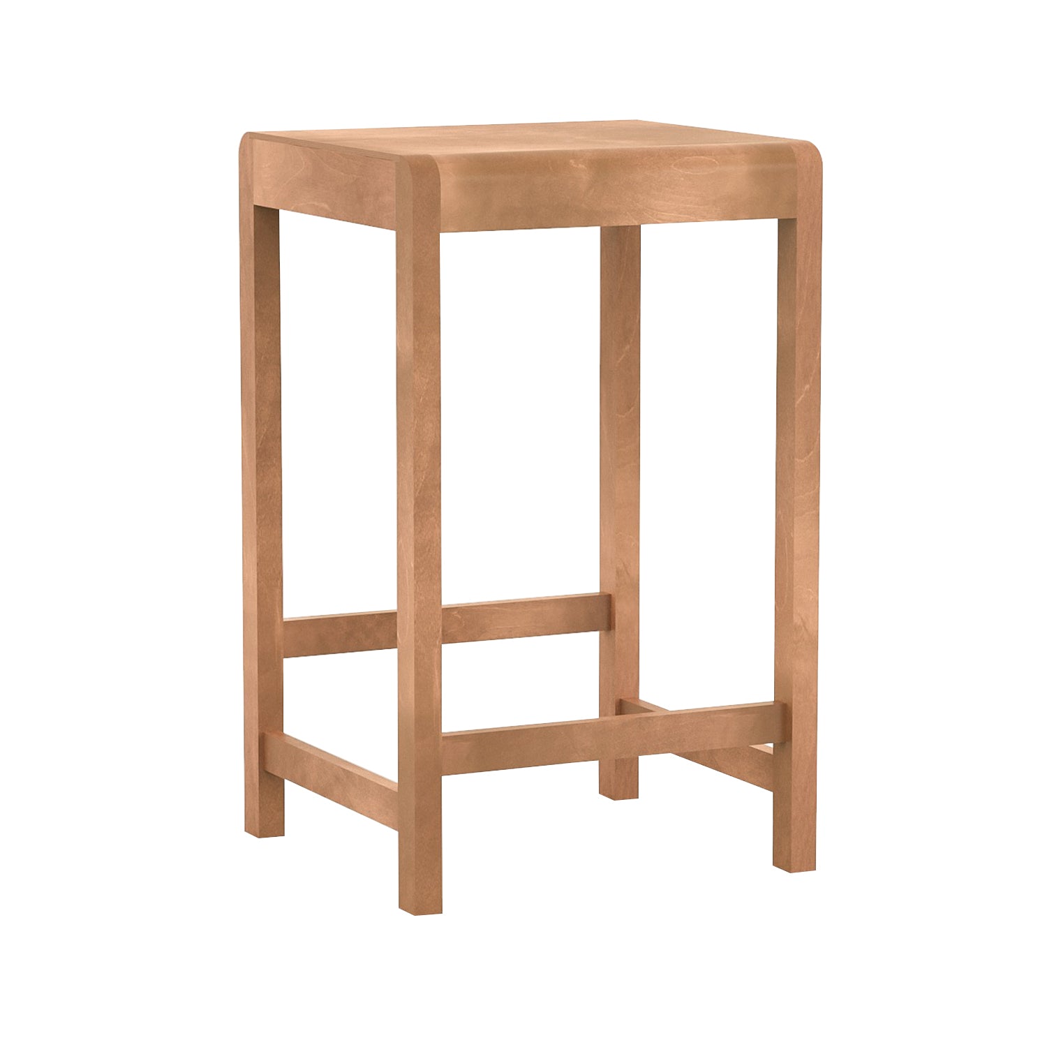 01 Bar + Counter Stool : Counter + Warm Brown Birch