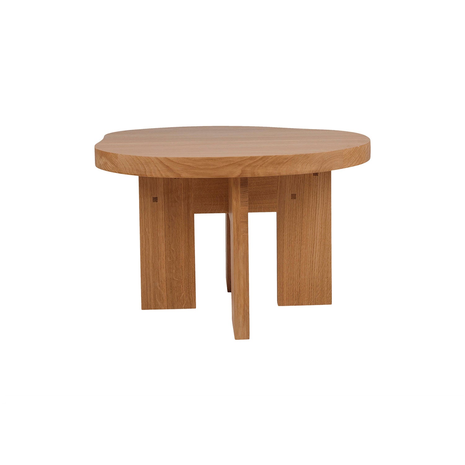 Farmhouse Side Table: Natural Oak