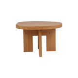 Farmhouse Side Table: Natural Oak