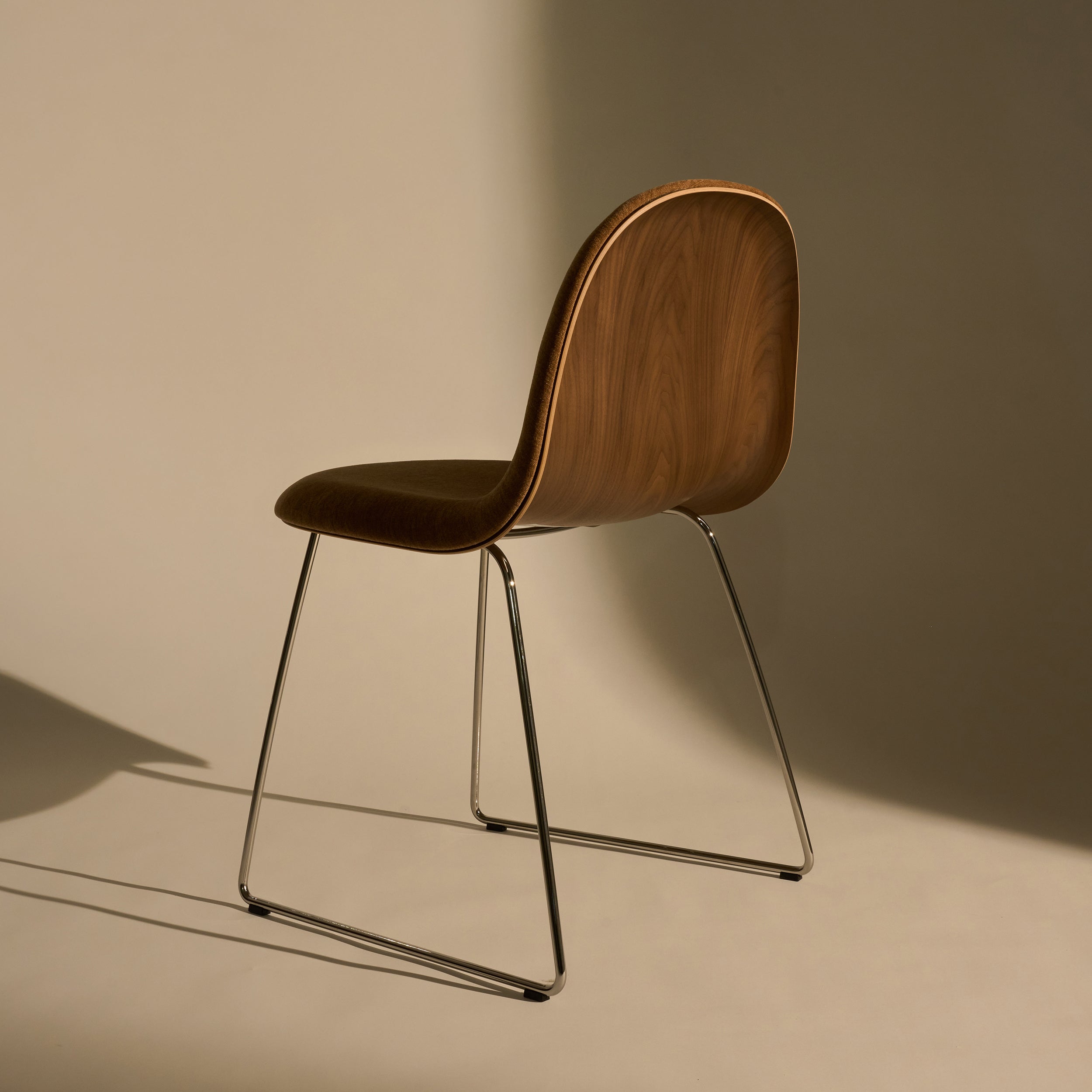 3D Dining Chair Stacking Sledge Base: Front Upholstered