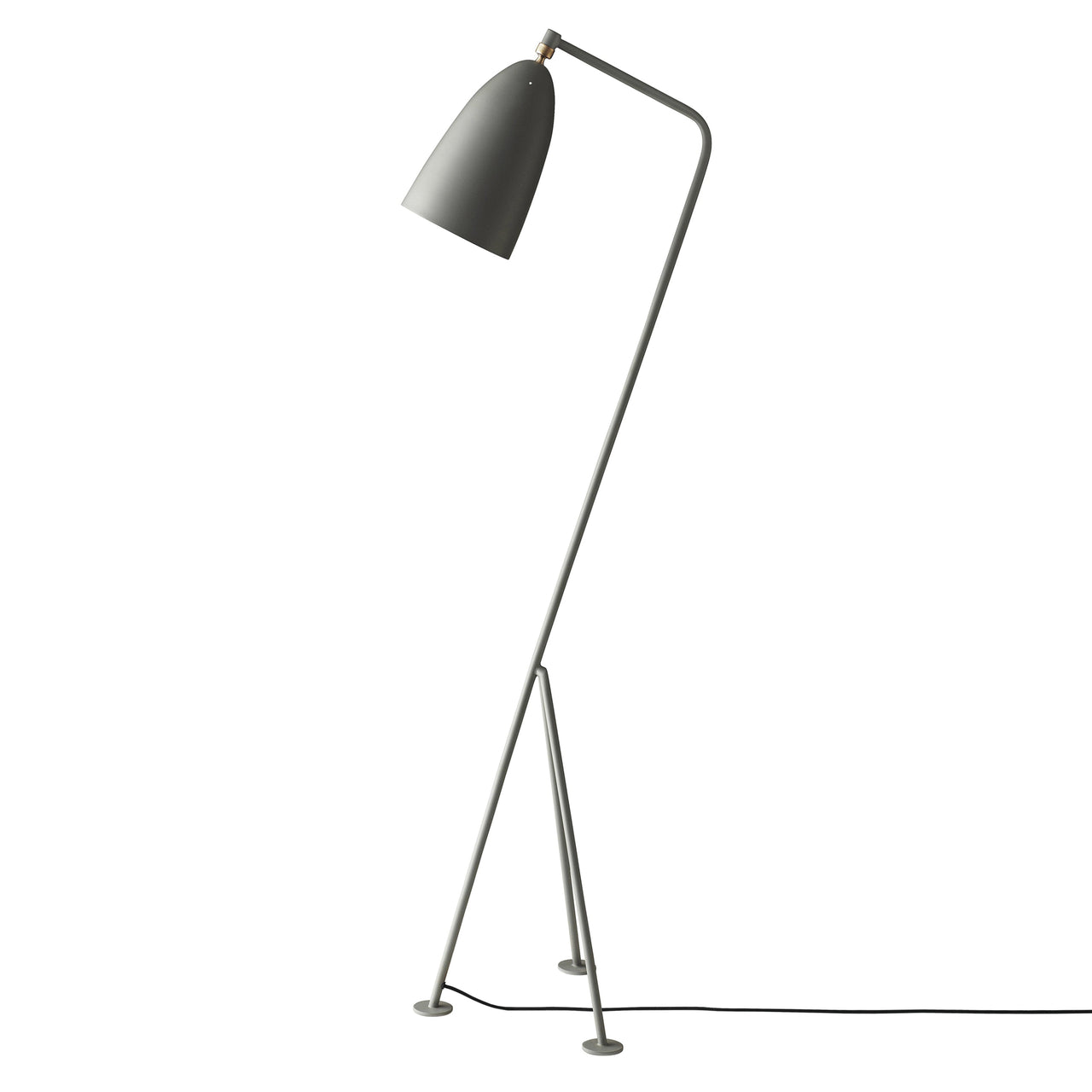 Gräshoppa Floor Lamp: Dusty Blue Semi Matt