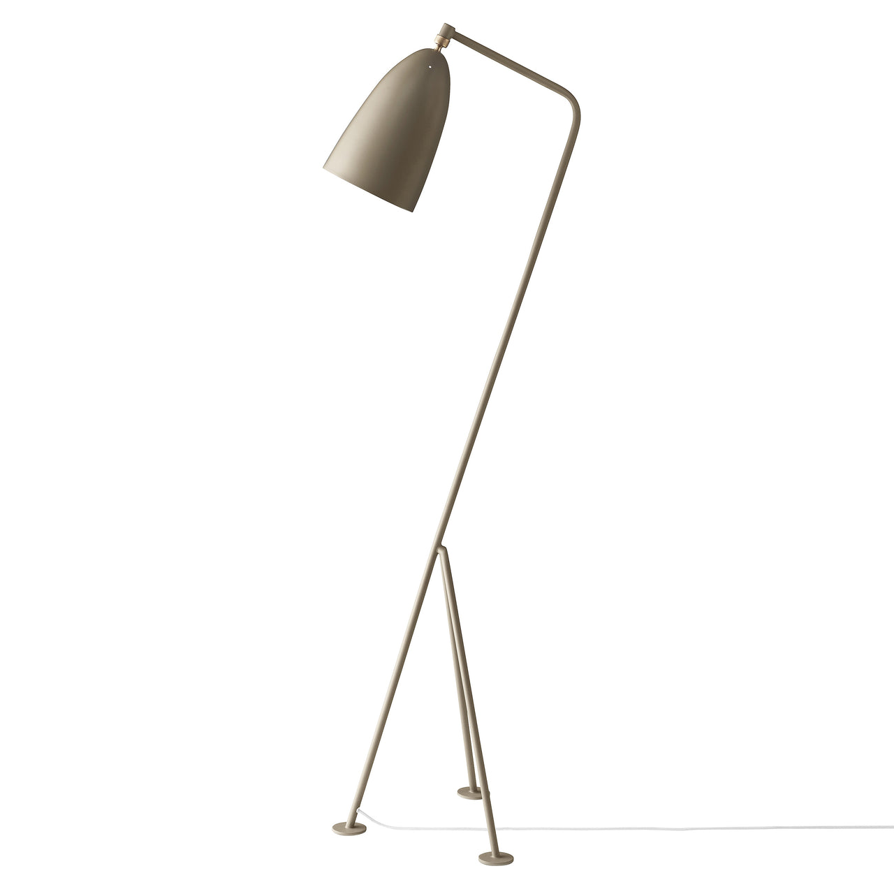 Gräshoppa Floor Lamp: Warm Grey Semi Matt