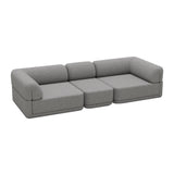 Cube Modular Sofa: Slim + Configuration 6 +  Boucle Grey