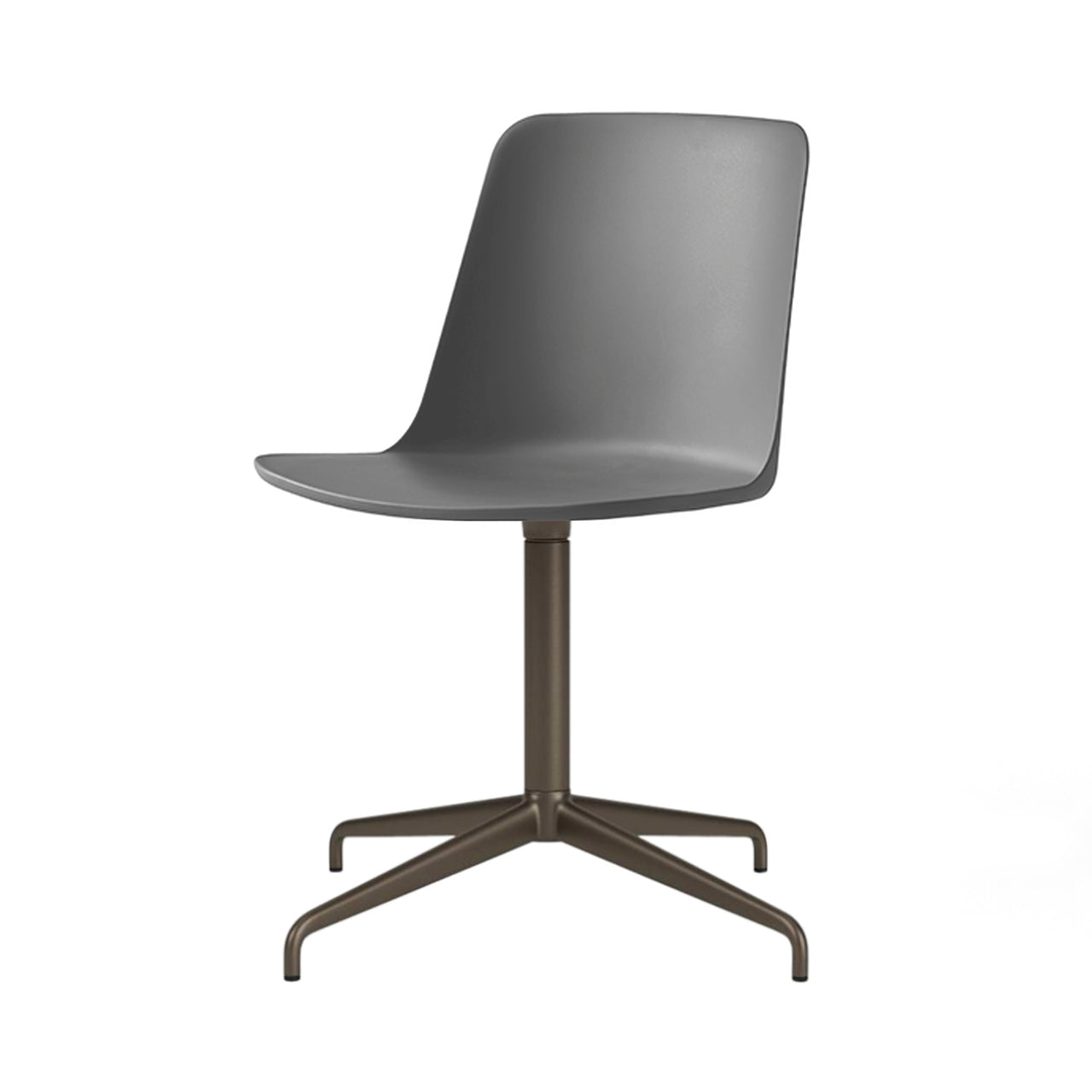 Rely Chair HW11: Stone Grey + Bronzed