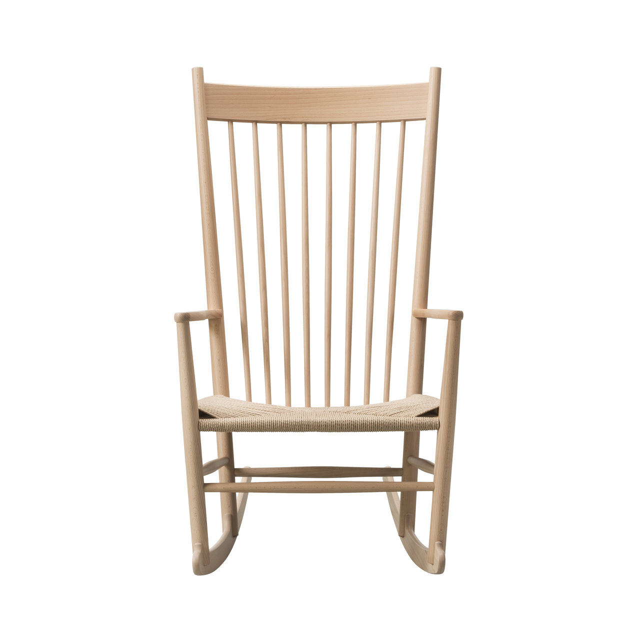 Wegner J16 Rocking Chair: Natural + Soaped Oak