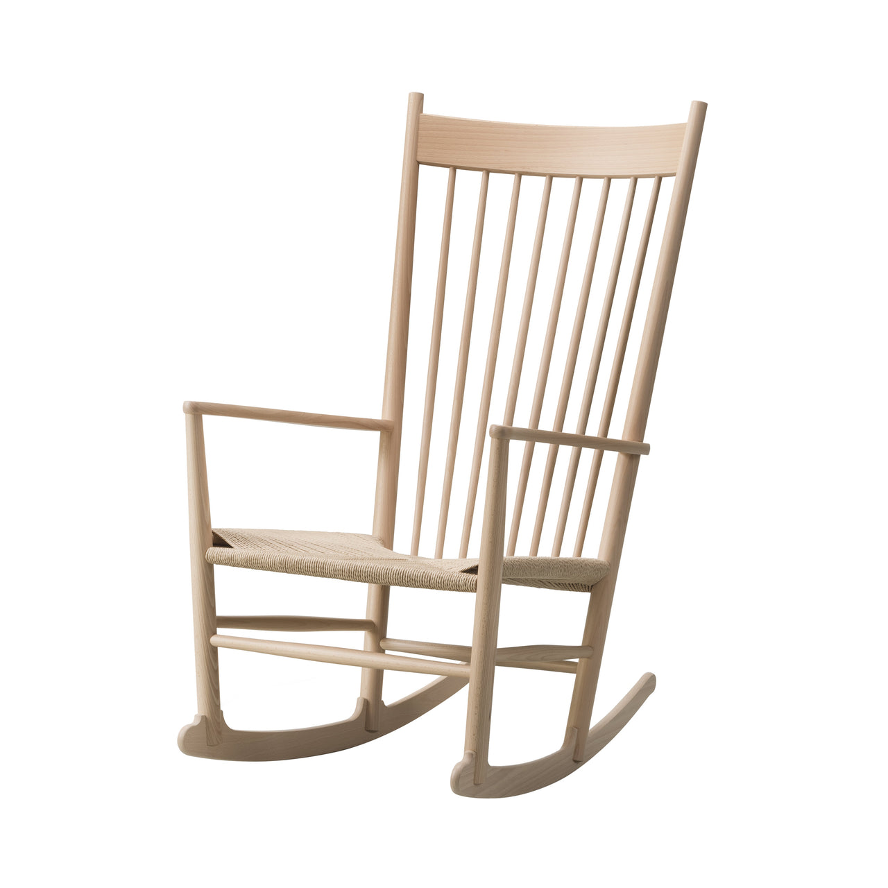 Wegner J16 Rocking Chair: Natural + Soaped Oak