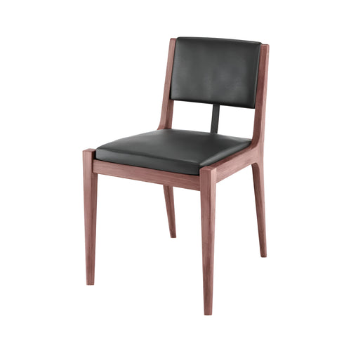 Hugo Slim Dining Chair: Soaped Walnut