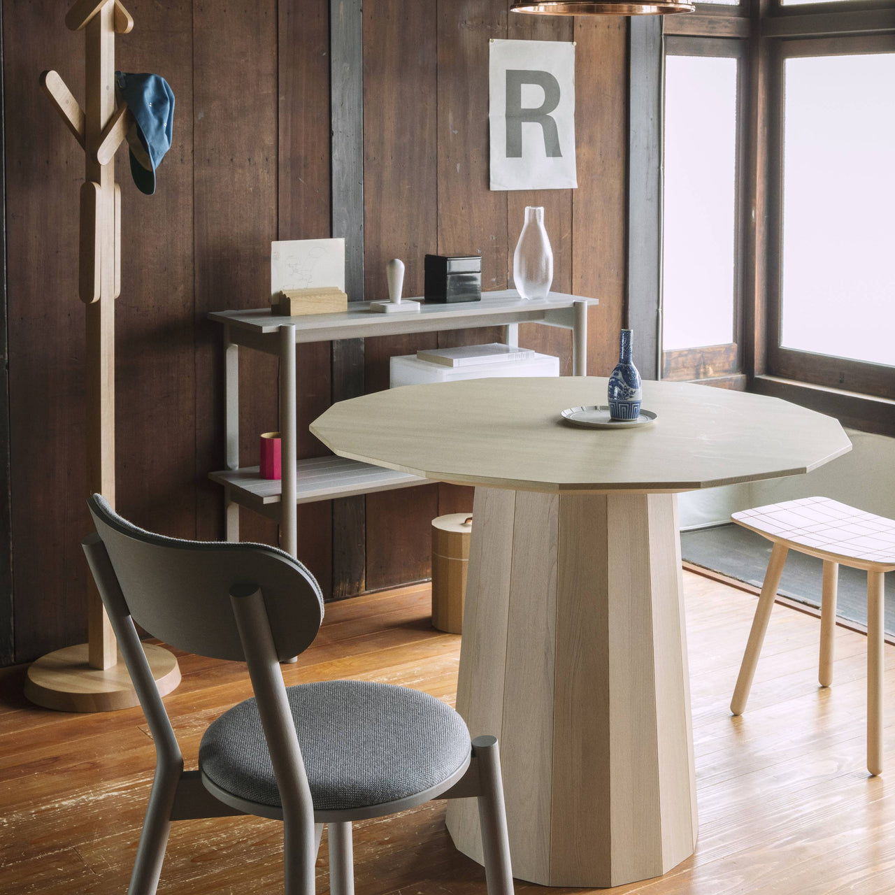 Colour Wood Dining Table