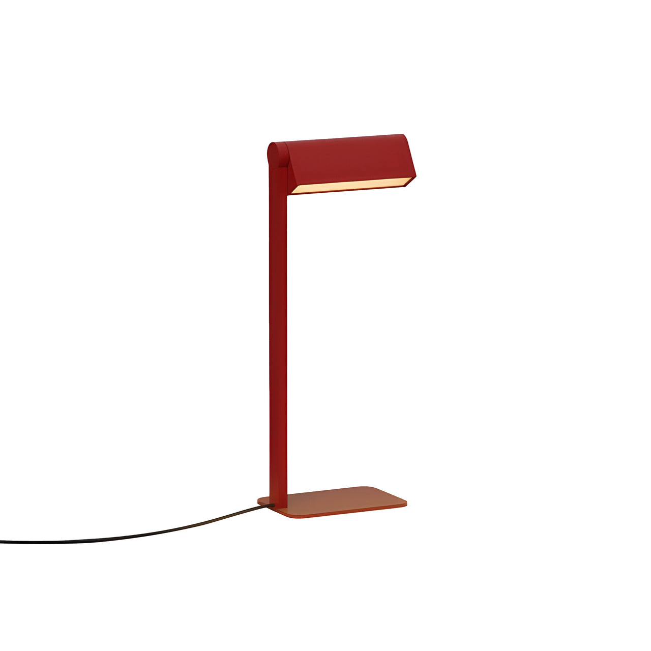Ipoli 09 Single Table Lamp: Textured Poppy + Softwire