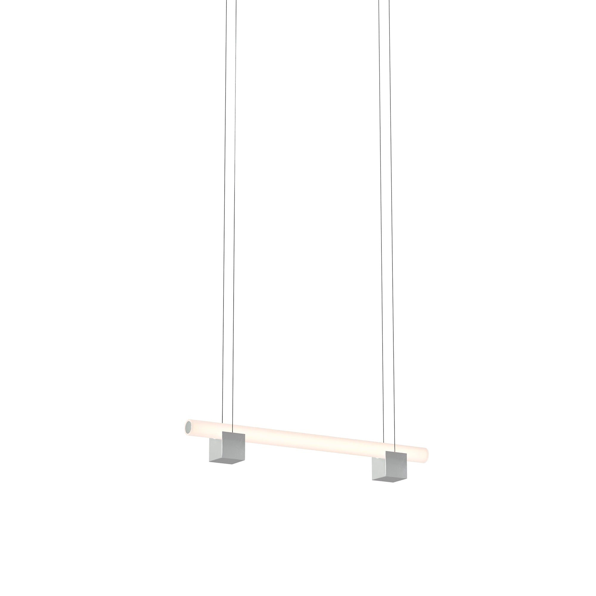 Isle 02A Suspension Lamp: Polished Aluminum + Polished Aluminum