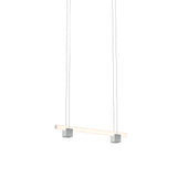 Isle 02A Suspension Lamp: Polished Aluminum + Polished Aluminum