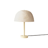 Dome Table Lamp: White Clay + Bone