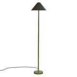 Eave Floor Lamp: Black + Reed Green