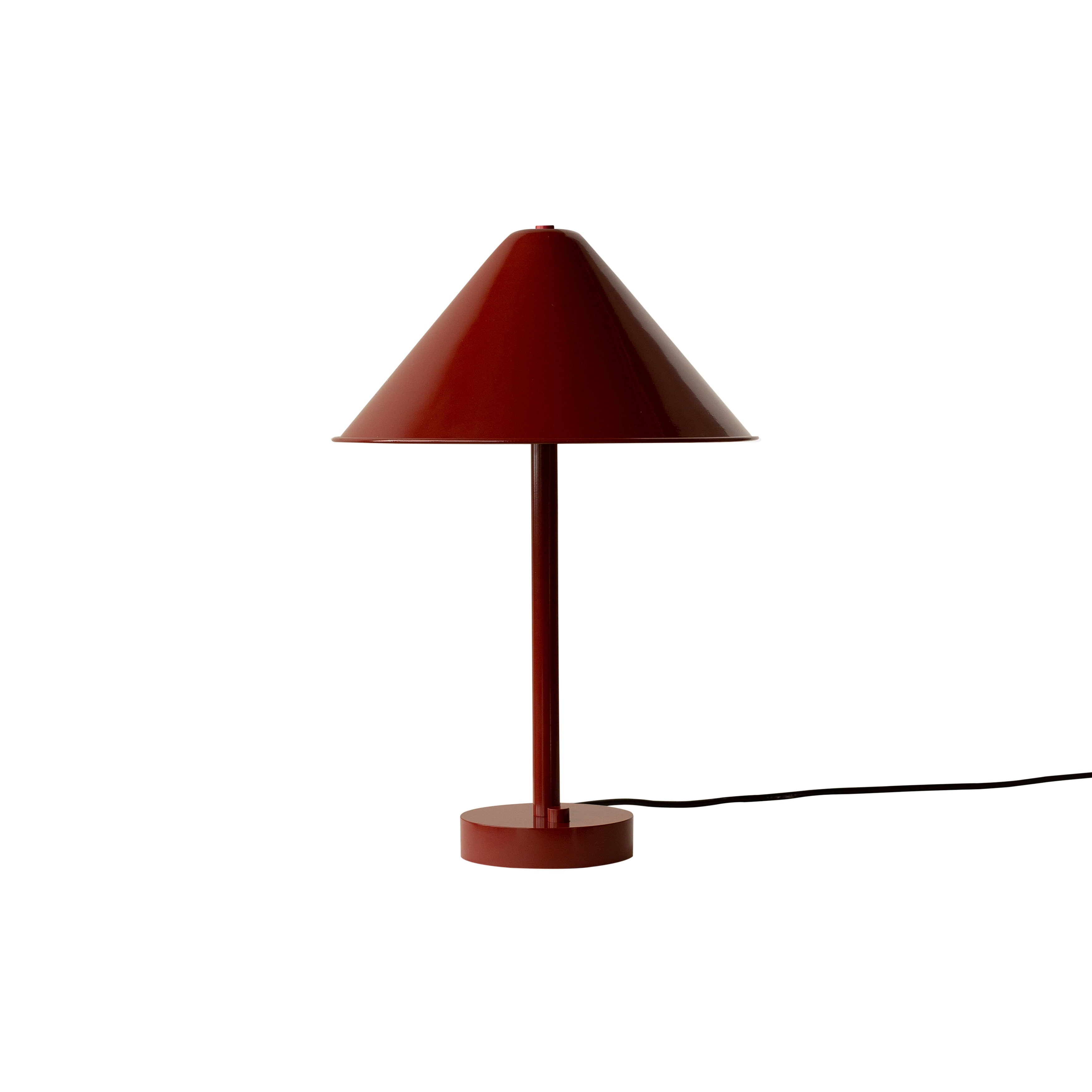 Eave Table Lamp: Oxide Red + Oxide Red
