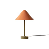 Eave Table Lamp: Peach + Reed Green