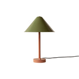 Eave Table Lamp: Reed Green + Peach