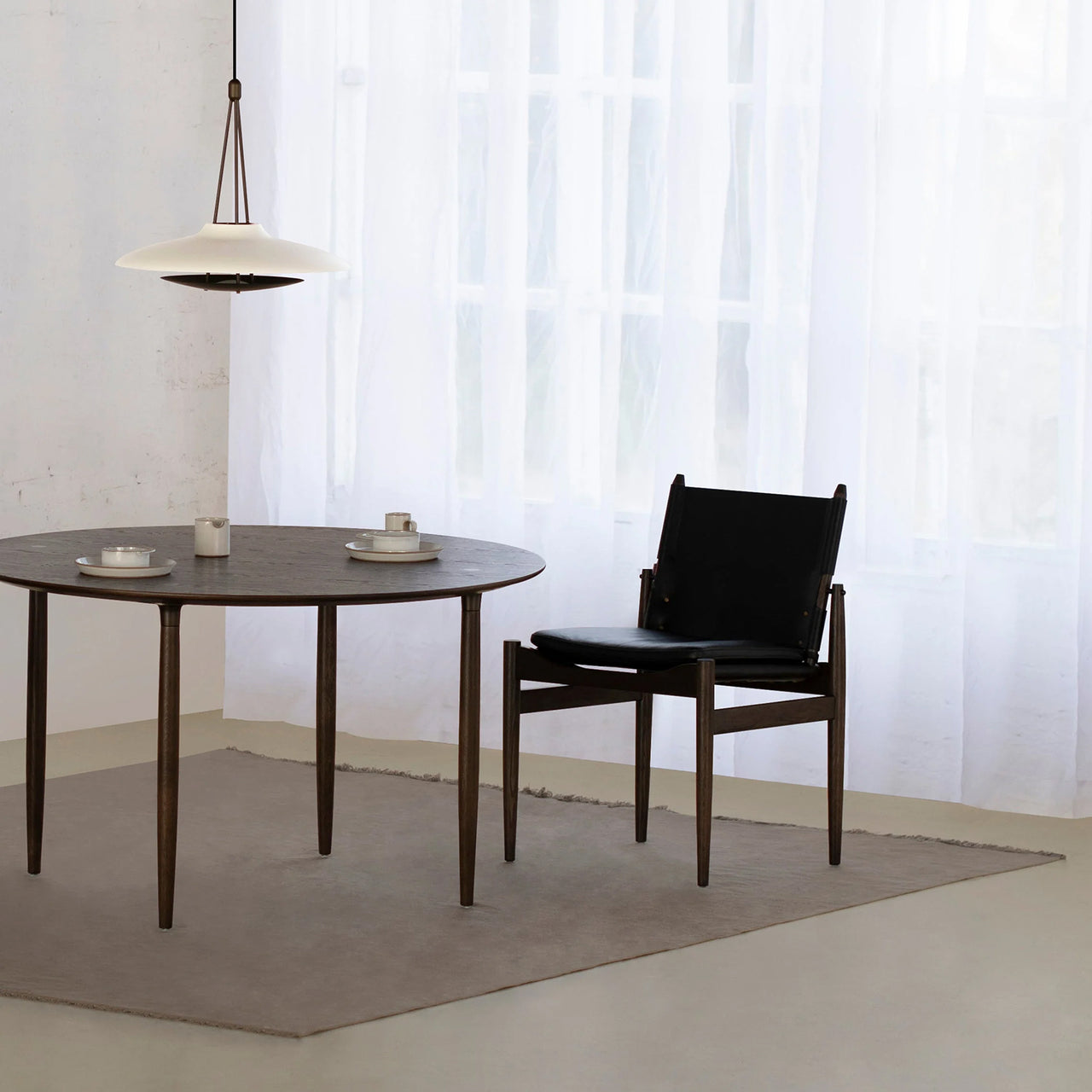 Journey Dining Chair: Saddle Leather