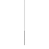 Thin Vertical Suspension Light: Small + 1 Segment + Black Oxide