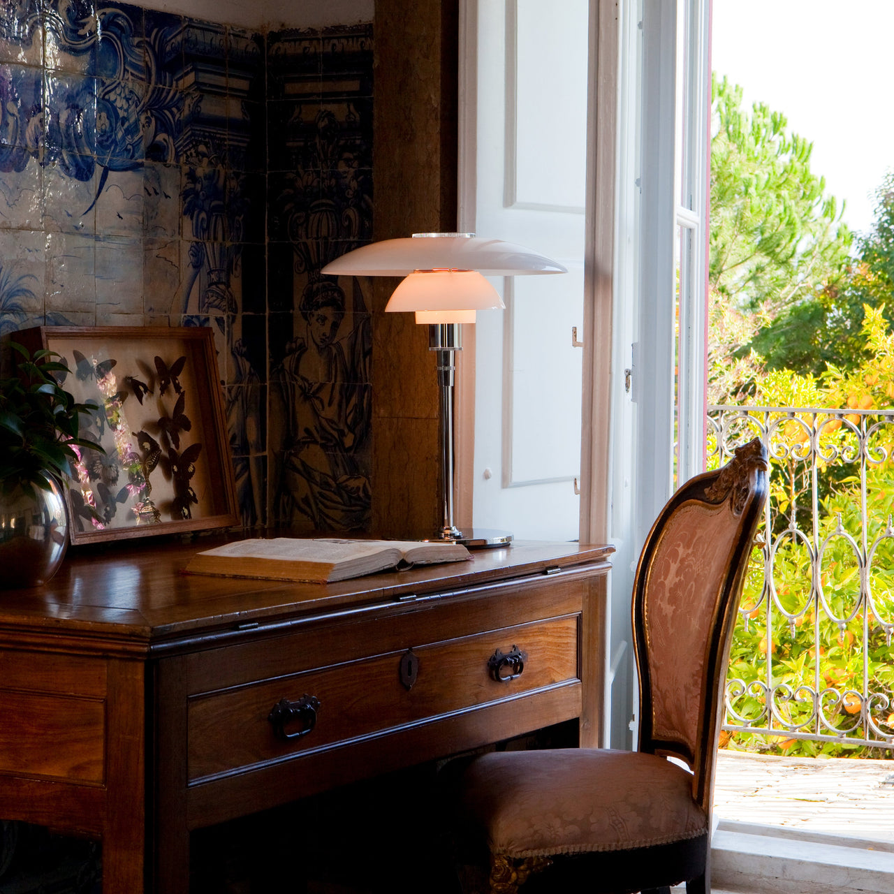 PH 4½-3½ Glass Table Lamp
