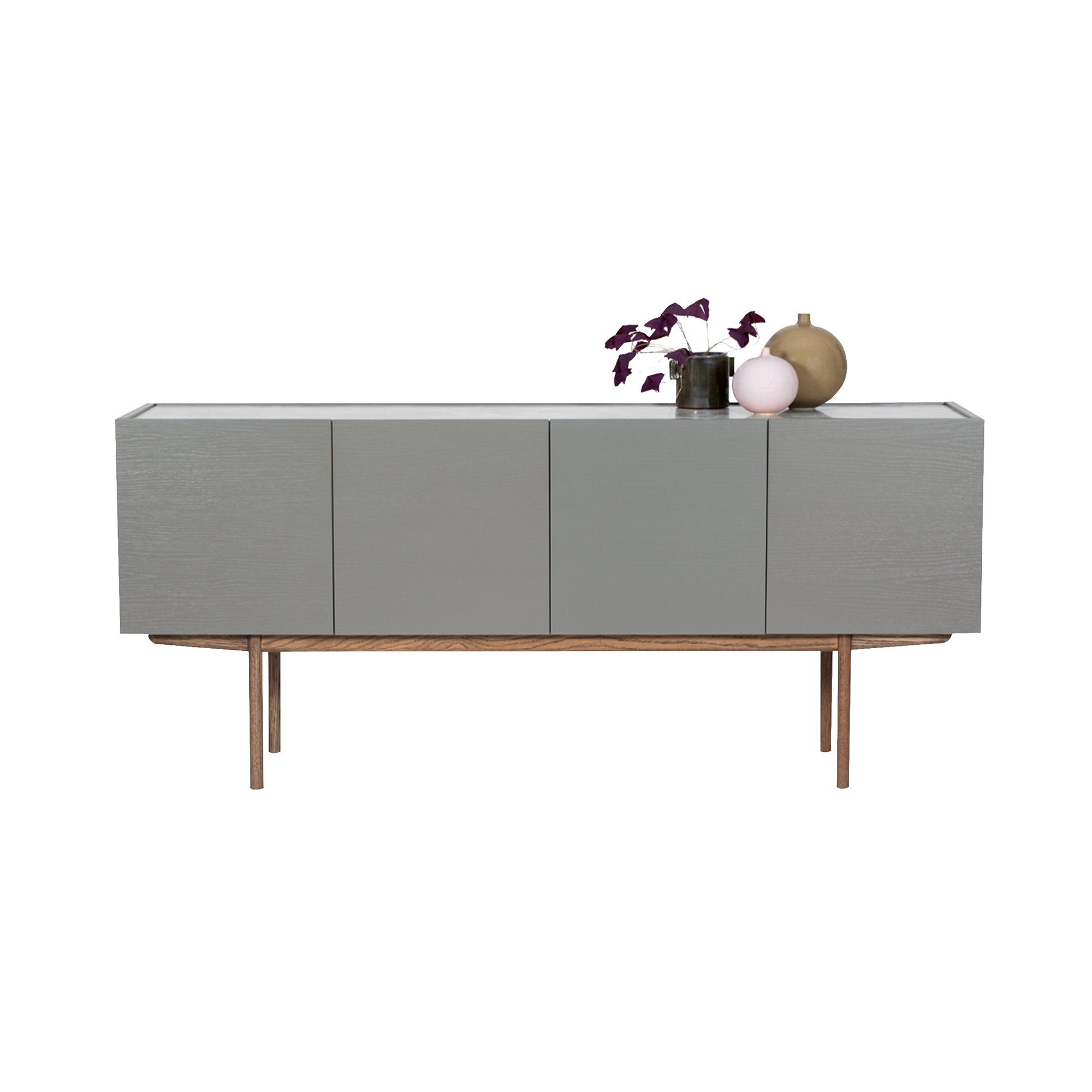 Luc Deluxe 160: Marble Top + Carrara Marble + Taupe + Dark Smoked Oak