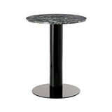 Tube Dining Table: Pebble Marble + Small - 23.6