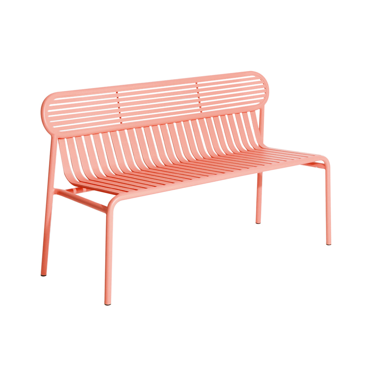 Week-End Garden Stacking Bench: Coral