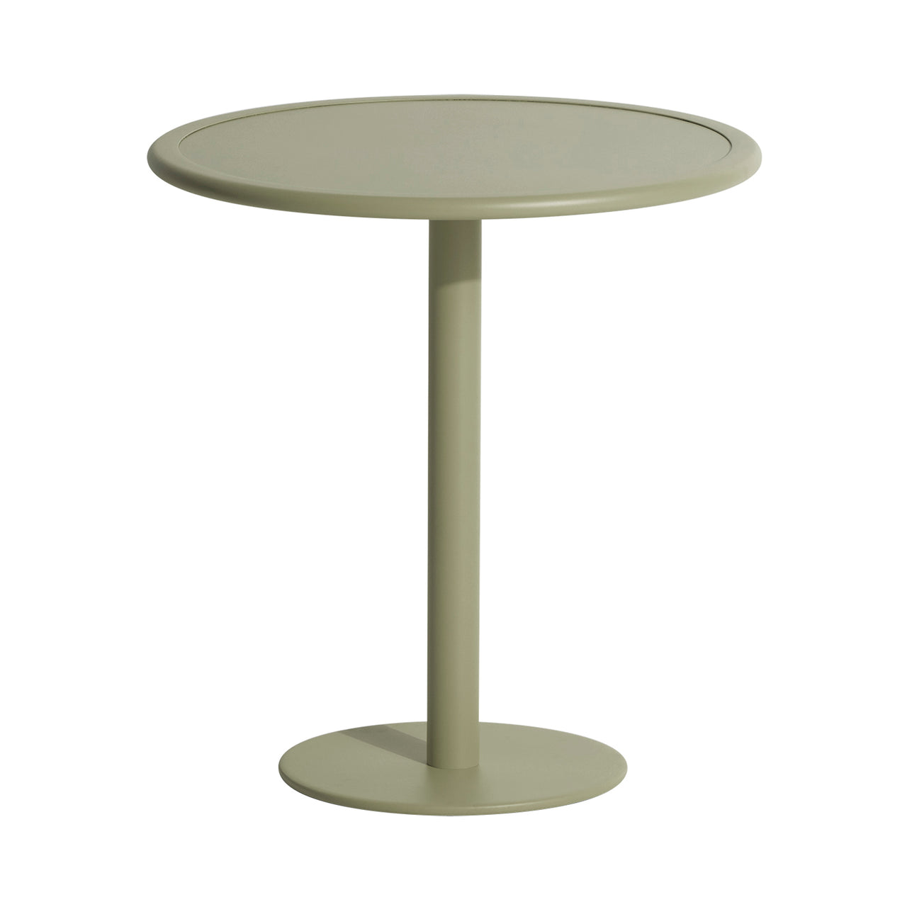 Week-End Bistro Table: Round + Jade Green