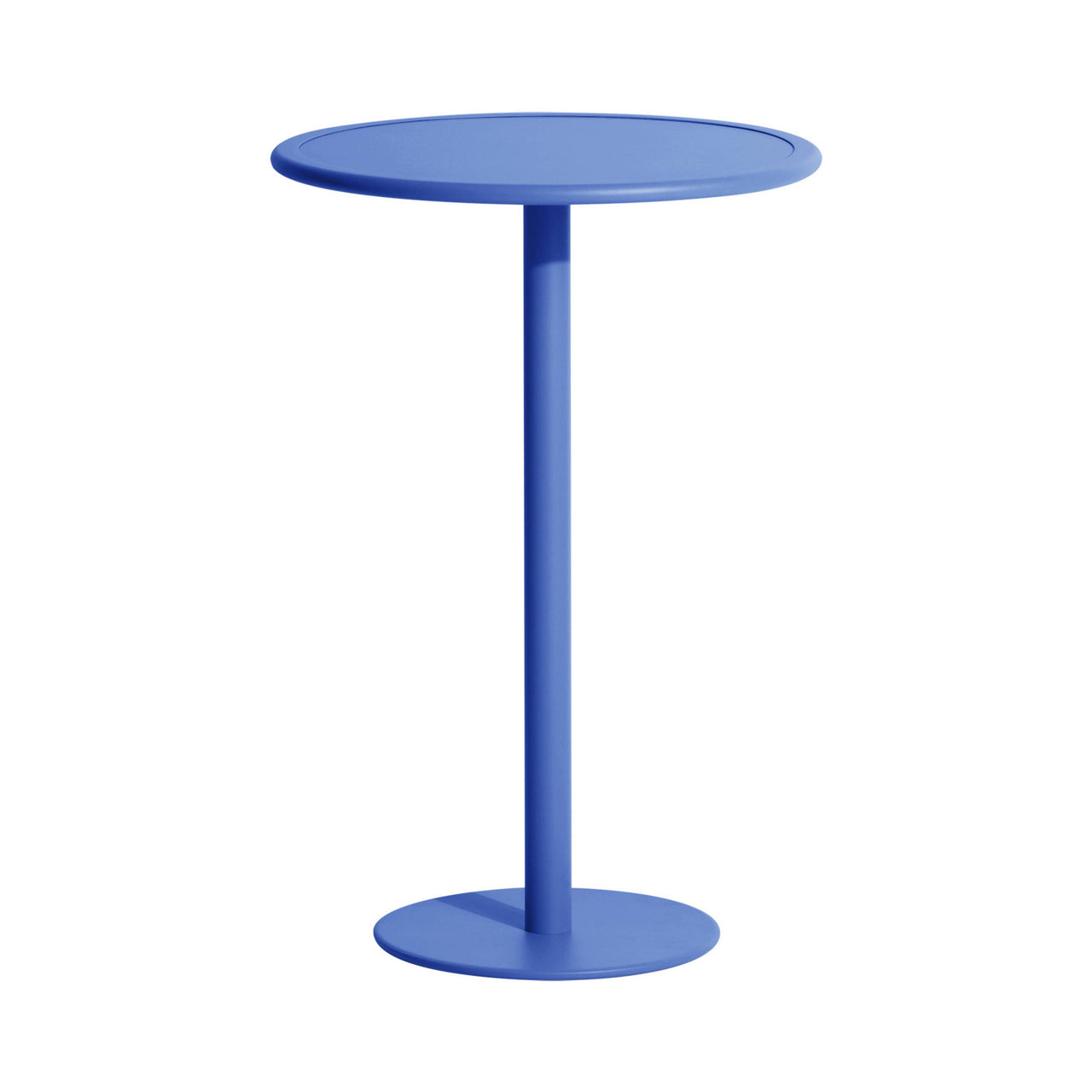 Week-End Bistro High Table: Round + Blue
