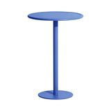 Week-End Bistro High Table: Round + Blue