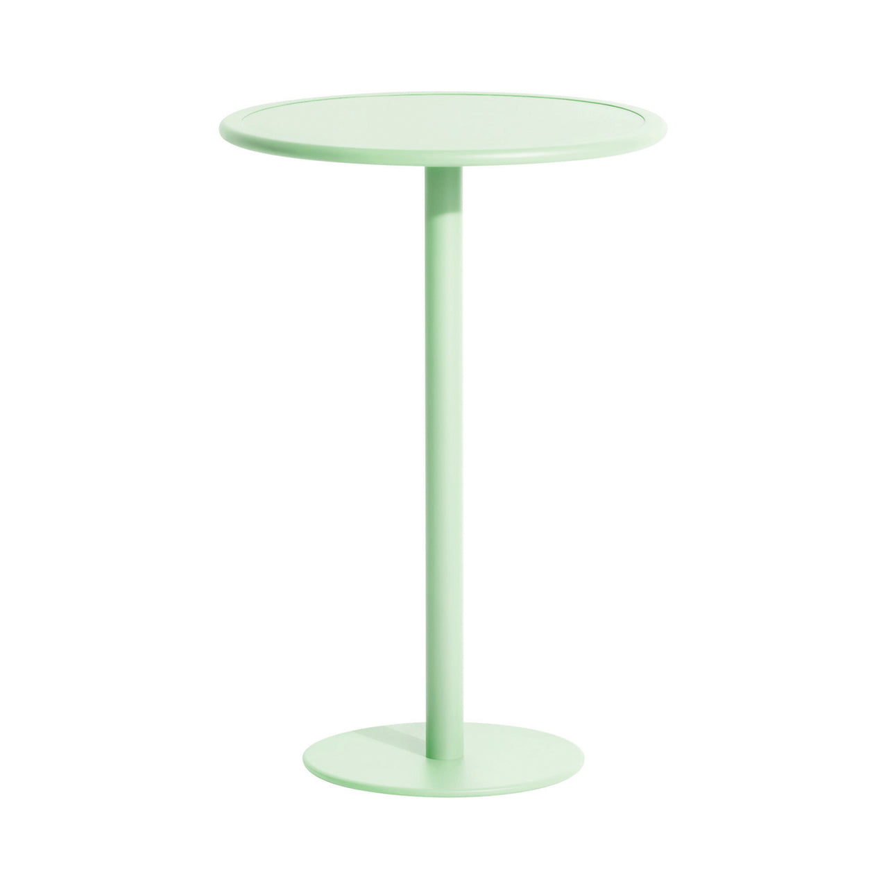 Week-End Bistro High Table: Round + Pastel Green
