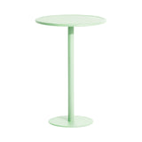 Week-End Bistro High Table: Round + Pastel Green