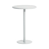 Week-End Bistro High Table: Round + Preal Grey