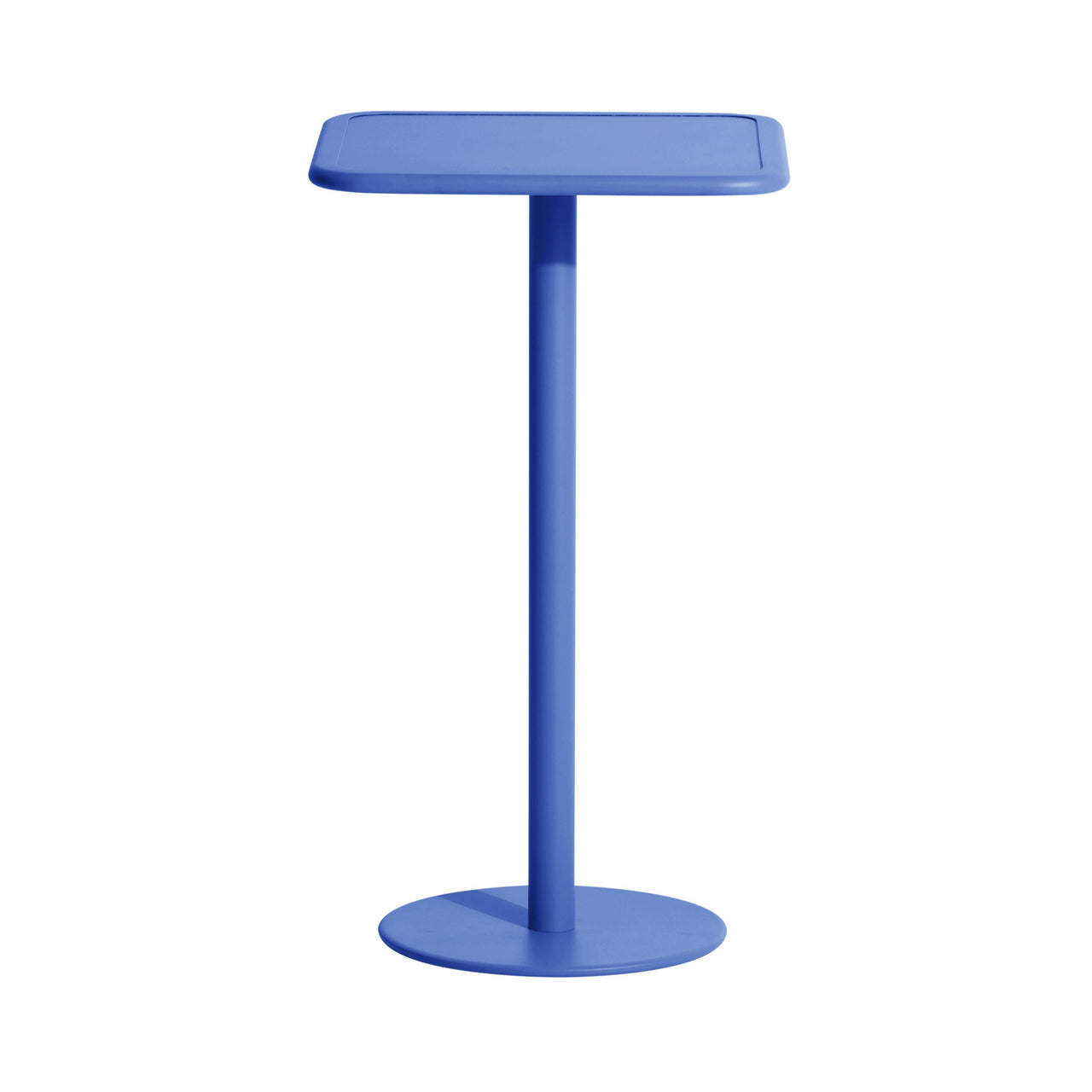 Week-End Bistro High Table: Square + Blue