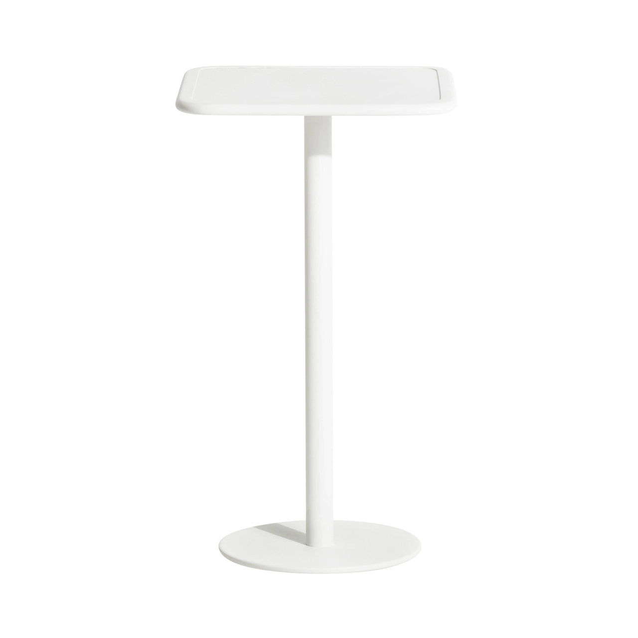 Week-End Bistro High Table: Square + White