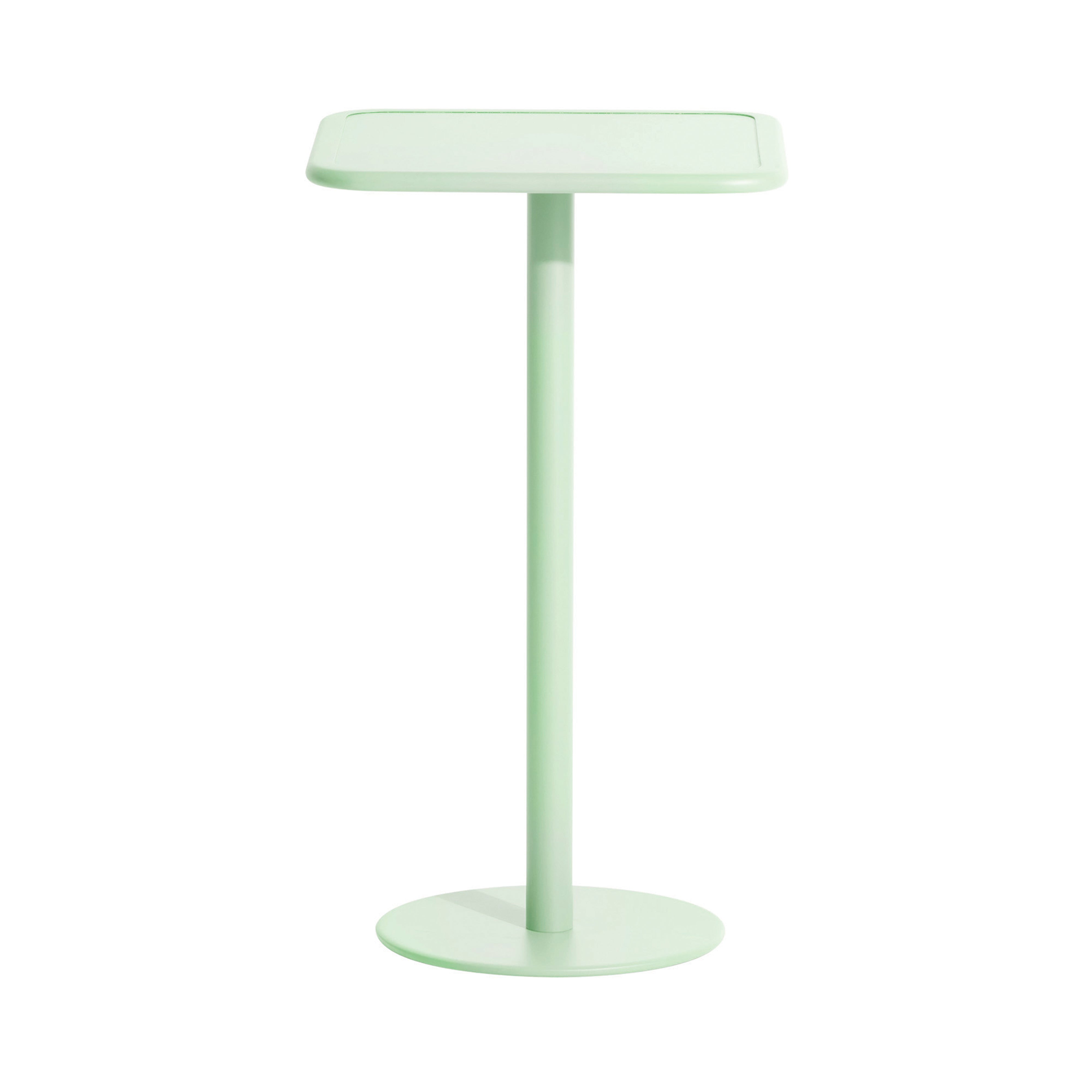 Week-End Bistro High Table: Square + Pastel Green