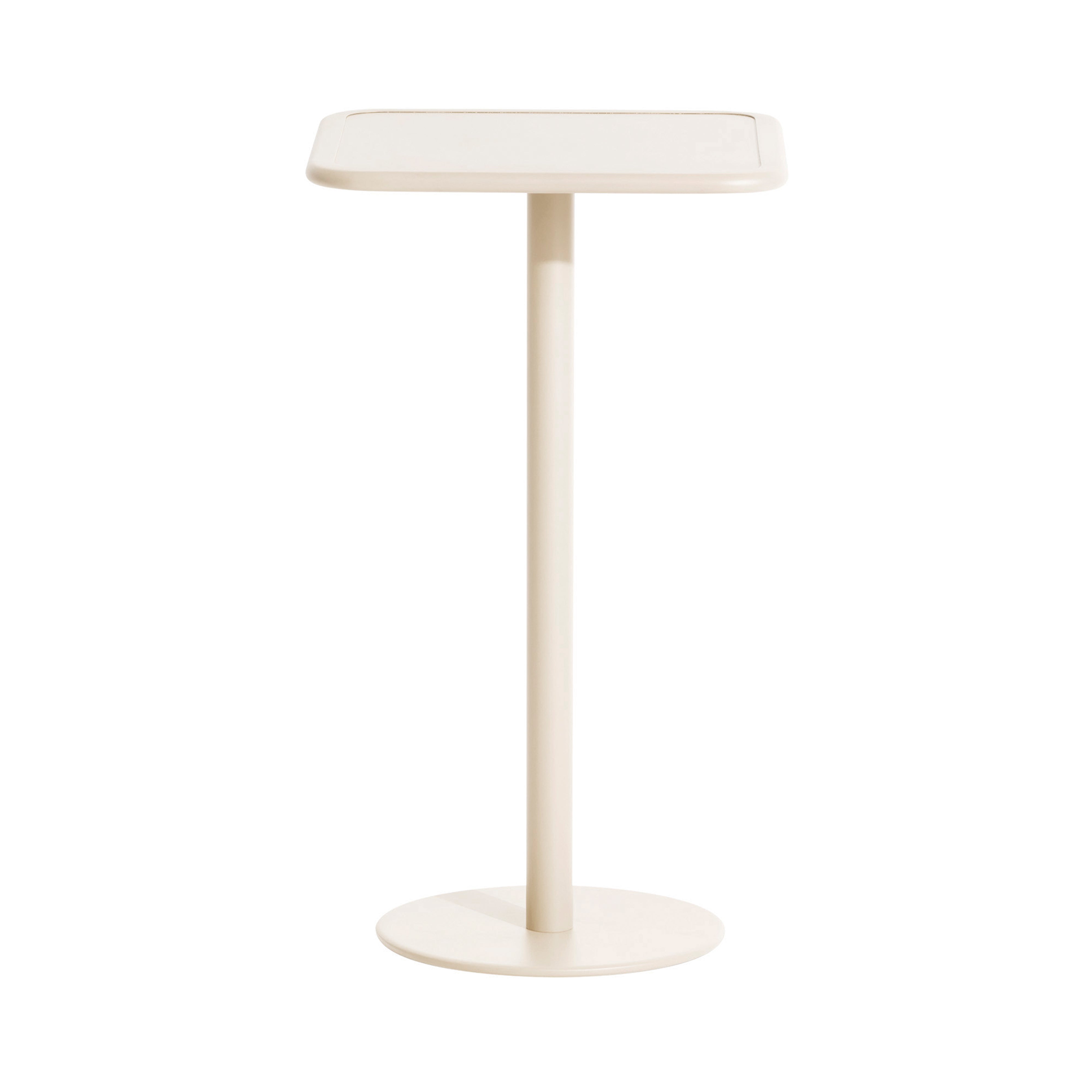 Week-End Bistro High Table: Square + Ivory