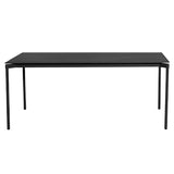 Fromme Outdoor Dining Table: Black