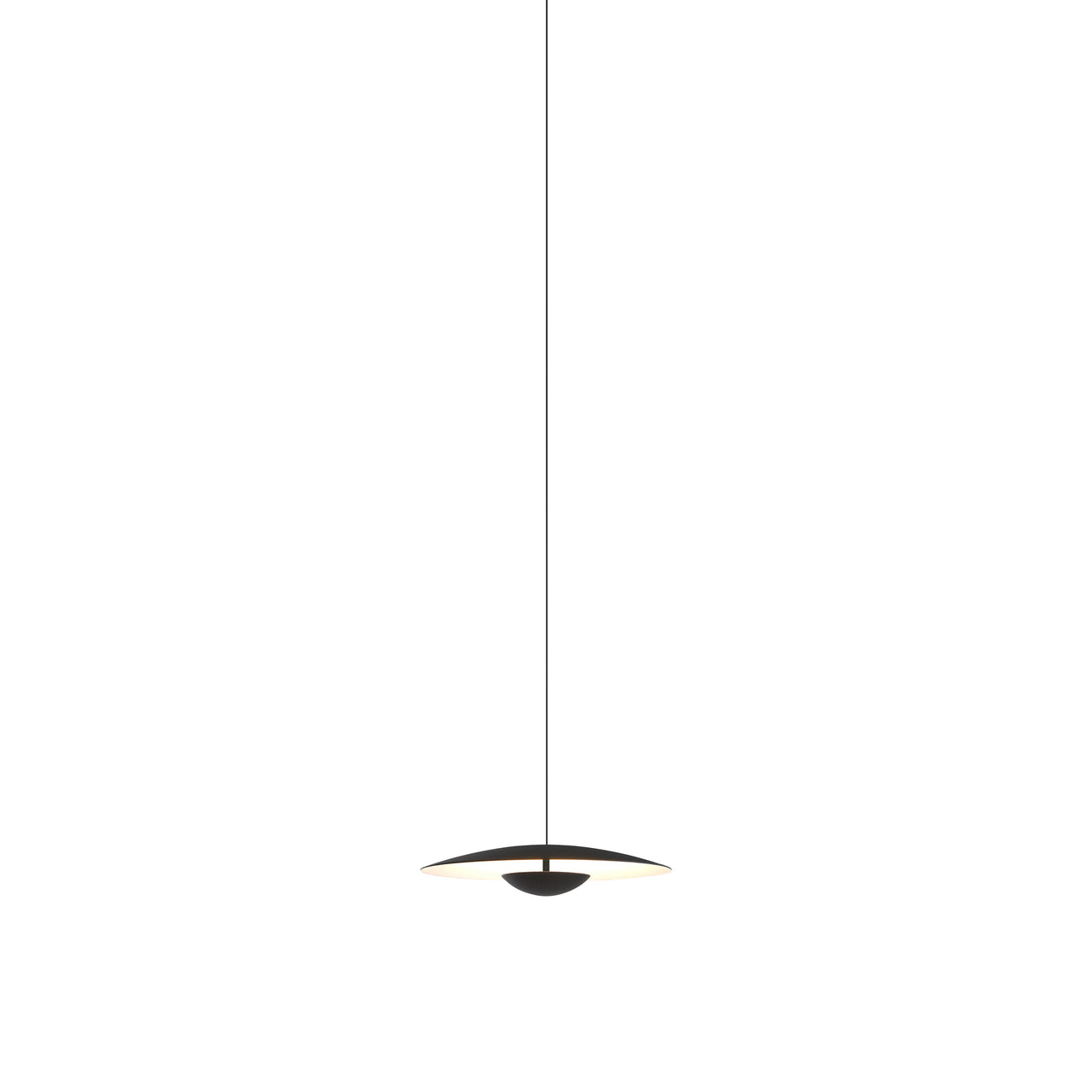 Ginger 20-24V Pendant Light: Black + White