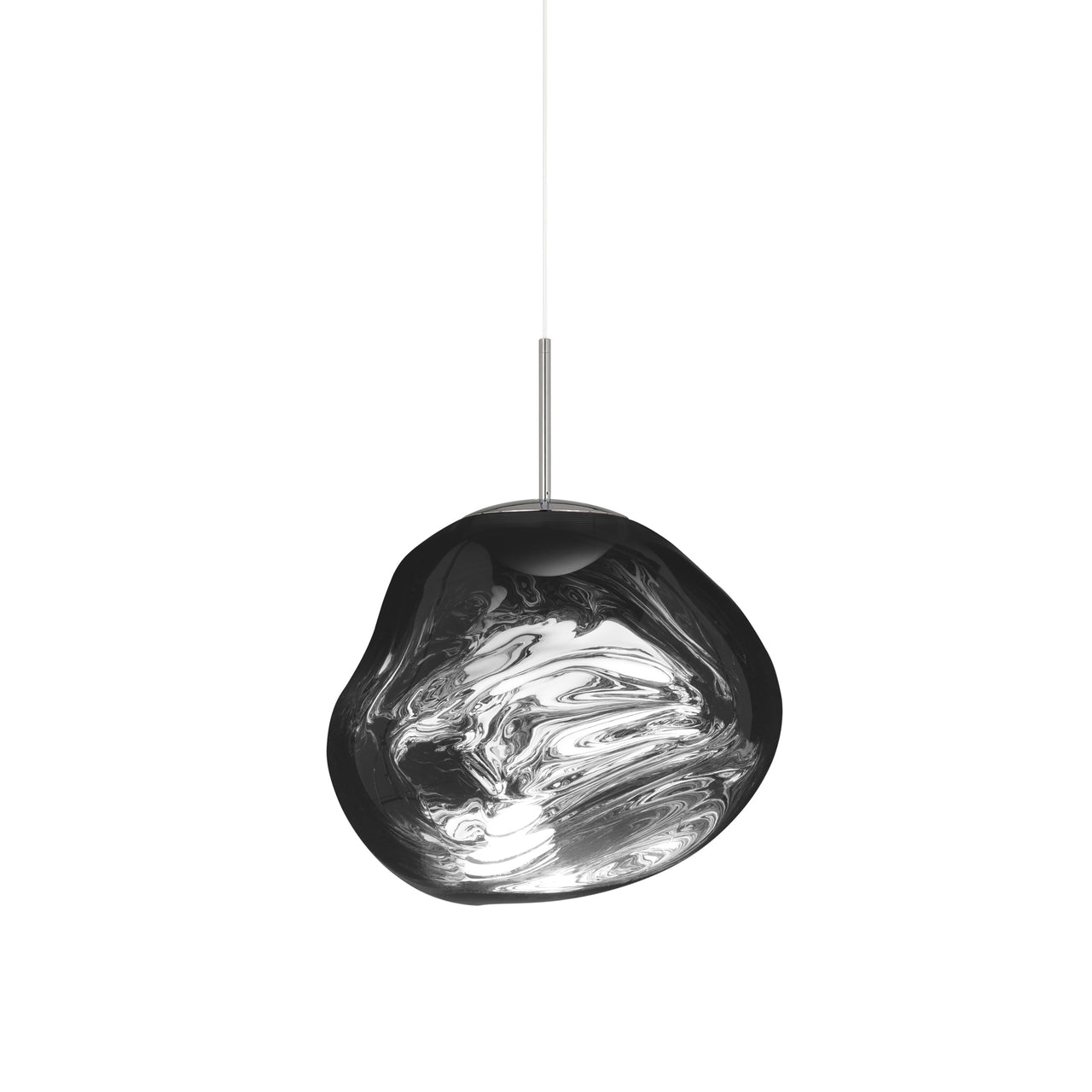 Melt Pendant Light: Regular + Silver